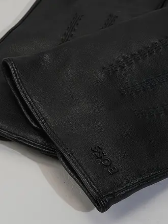 BOSS | Guantes de cuero HAINZ | schwarz